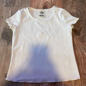 Lily Bleu, Size 7, white T-shirt